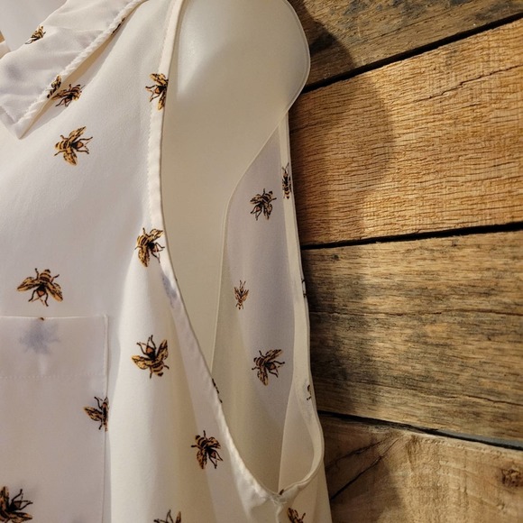 Label Rachel Rachel Roy women's bumble bee sleeveless tunic shirt size small - Picture 6 of 11